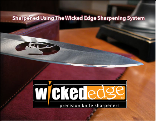 Knife Sharpened Using Wicked Edge System