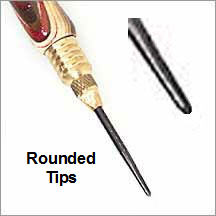 rounded dart tip