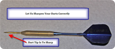 dart tips sharpened