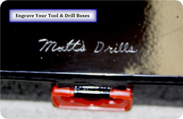 engraved drill box