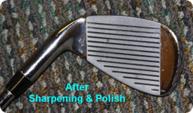 Golf Club After Sharpening & Polish