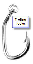 Trolling Hooks Sharpened