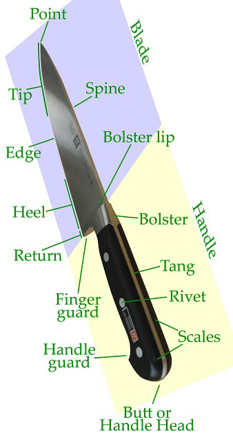 Parts of a Knife