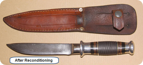 Hunting Knife After Reconditioning