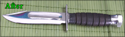 Restored Military Knife After