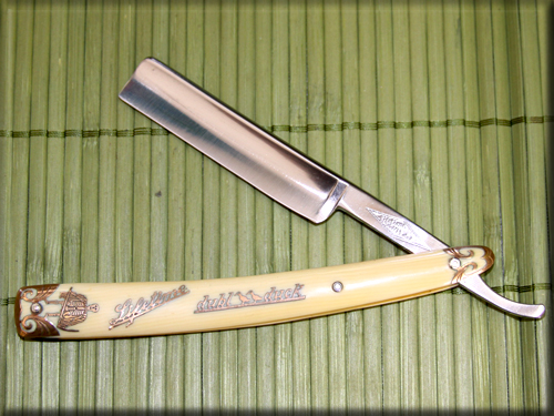 Double Duck Grim-Reaper Straight Razor Restored