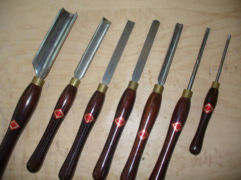 Types of Wood Turning Tools